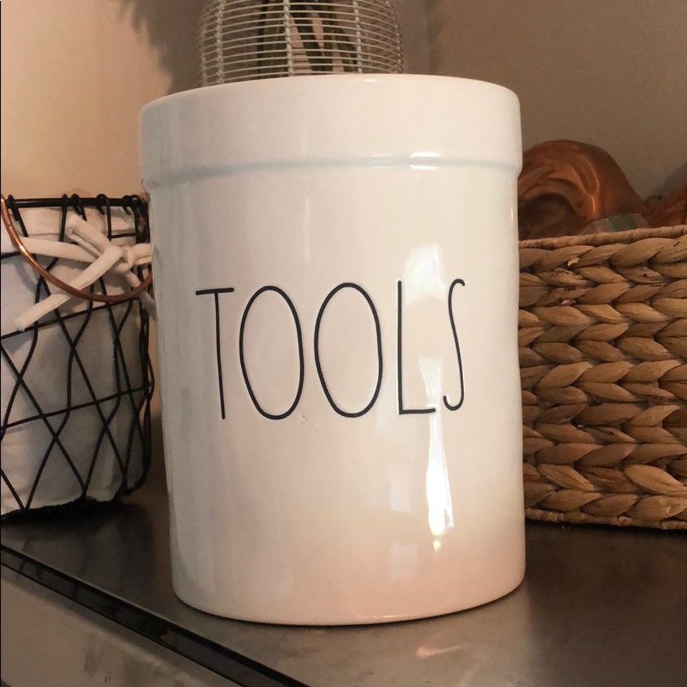 Rae Dunn utensil crock (TOOLS)